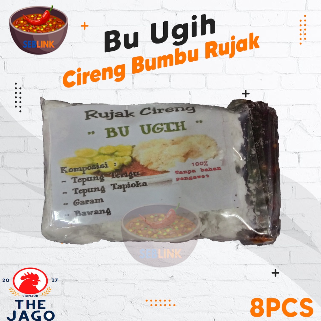 

Cireng Bumbu Rujak Bu Ugih Isi 8 pcs