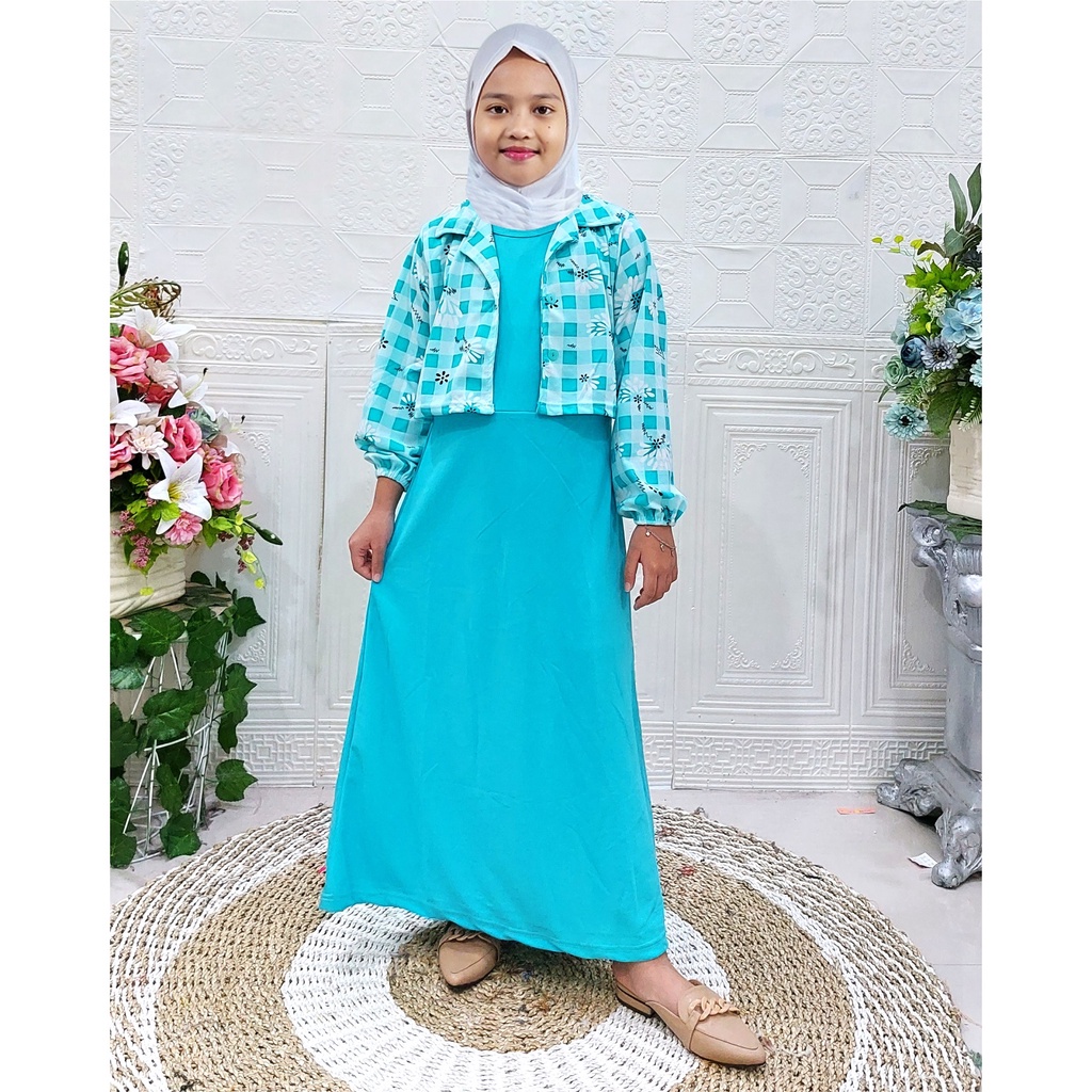 CF Kids Gamis Jas Set Vanilla