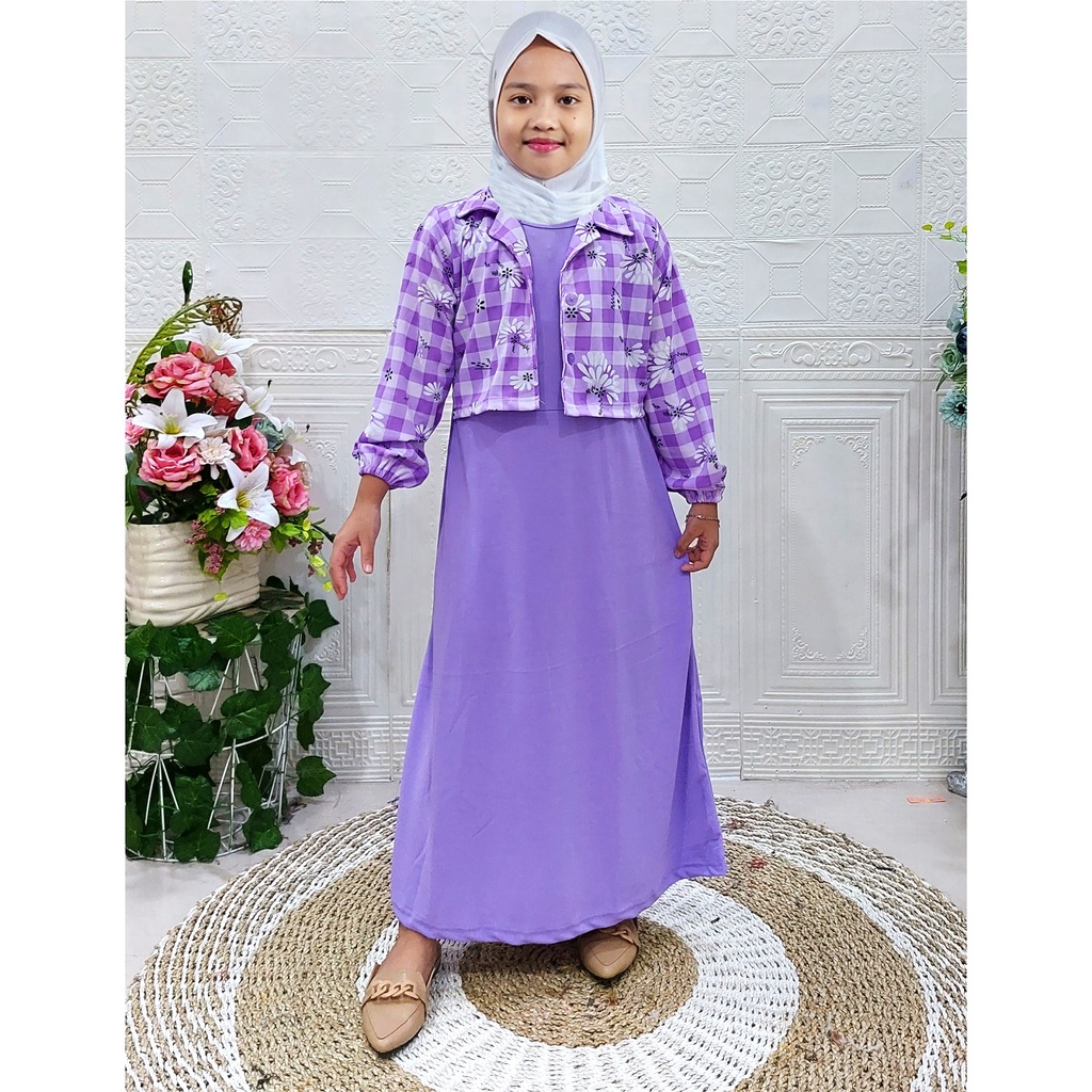 CF Kids Gamis Jas Set Vanilla