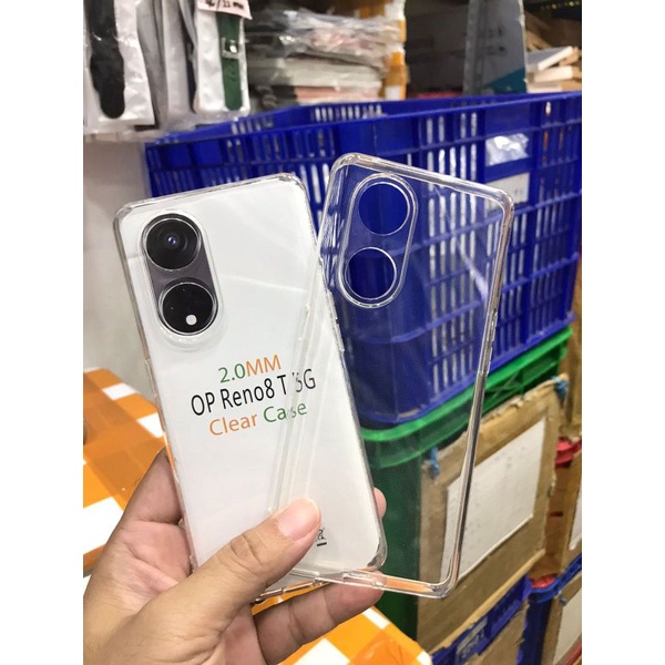 Silicon bening OPPO RENO 8T 5G Jelly case Bahan tebal 2.0mm