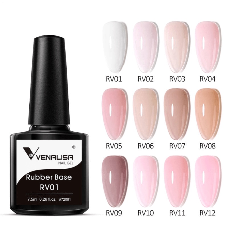 HIGH QUALITY Rubber Base Coat Kutek Gel Polish Transparan