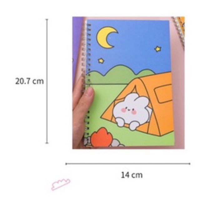 Buku tulis a5 spiral isi 60 lembar / agenda / note book / buku tulis bergaris/ buku tulis sekolah/ notebook a5 NB17