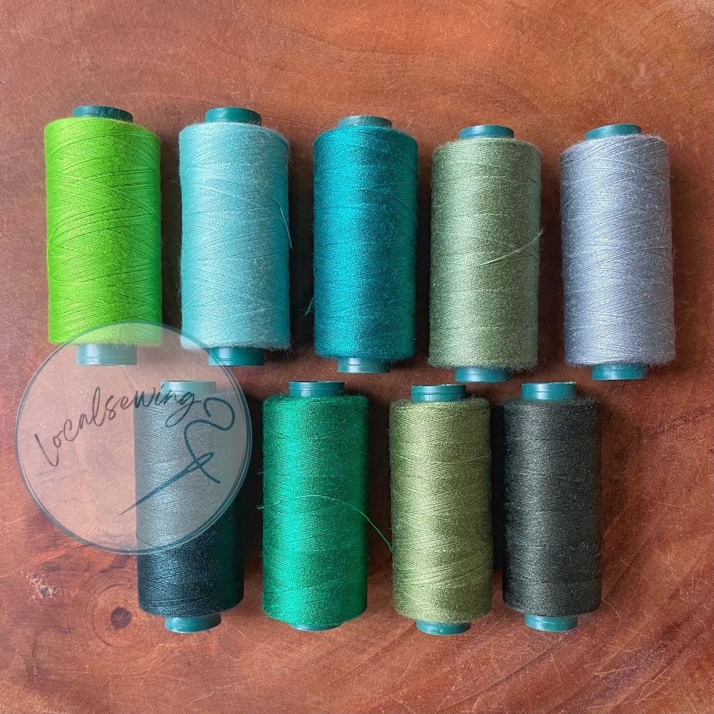 Yamalon Benang Jahit Warna Hijau / Benang Jahit Yamalon 40/2 500 Yard Warna Hijau