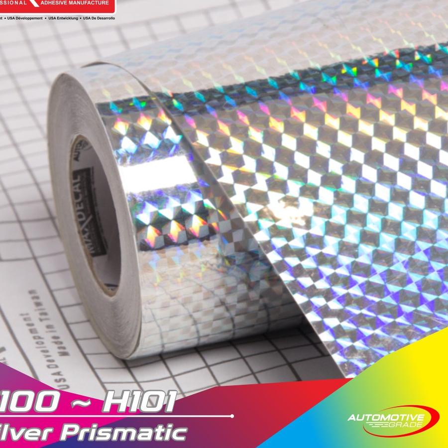 

Diskon⚡️⚡️-[METERAN] MAXDECAL H101 Hologram Prismatic Silver 60 cm Vinyl Bahan Cutting Variasi Nomor Huruf