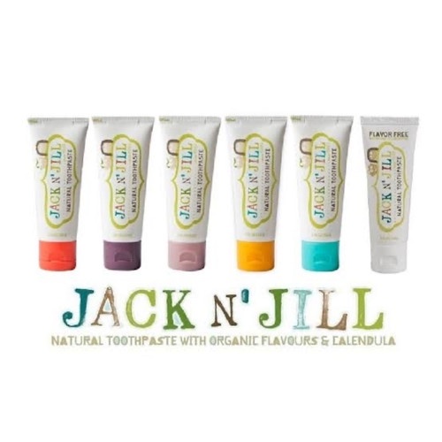 PASTA GIGI ODOL BAYI ANAK JACK N' JILL NATURAL TOOTHPASTE 6M+ 50G