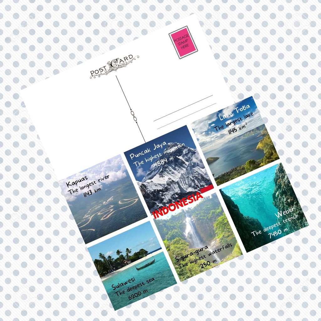

MC- Kartu pos kartupos Alam Indonesia Hebat / Great Nature Postcard