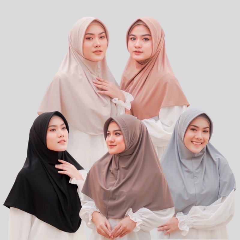JILBAB BERGO SPORT JUMBO PREMIUM JERSEY ANTI KUSUT MENUTUPI DADA