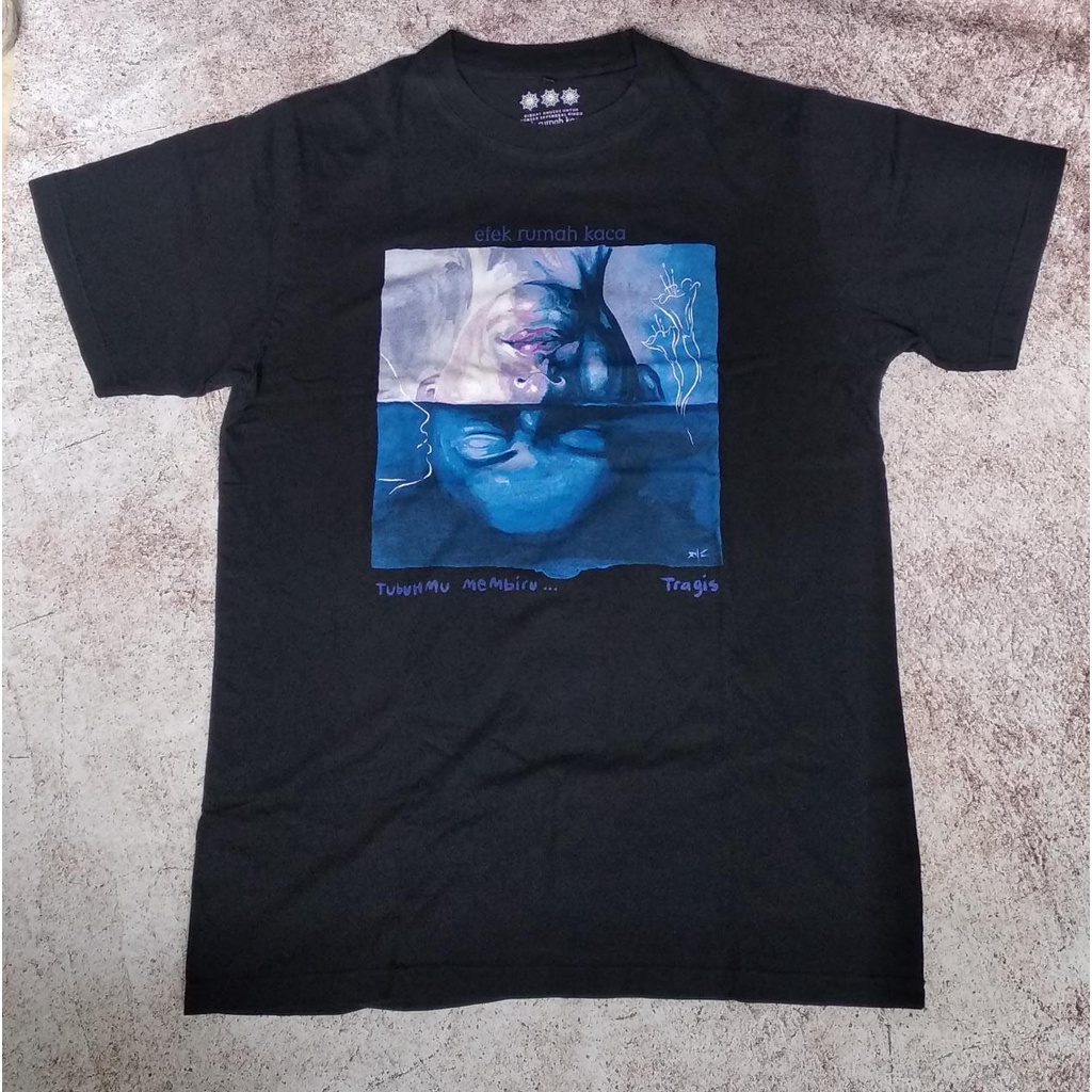 Kaos band EFEK RUMAH KACA preloved
