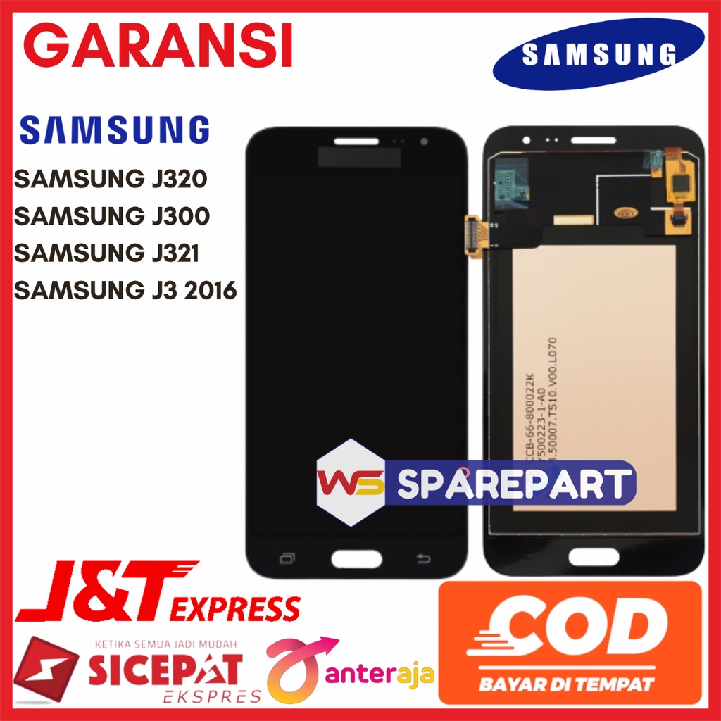 LCD SAMSUNG  J320 OLED 2- SAMSUNG GALAXY J3 2016 - ORIGINAL FULLSET TOUCHSCREEN