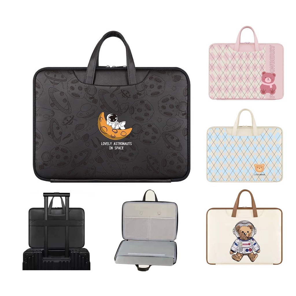 Kulit Tas Laptop Jinjing 11 12 13 14 15 16 Inch Semua Merk Laptop Fancy Printing For Macbook Lenovo ASUS HP