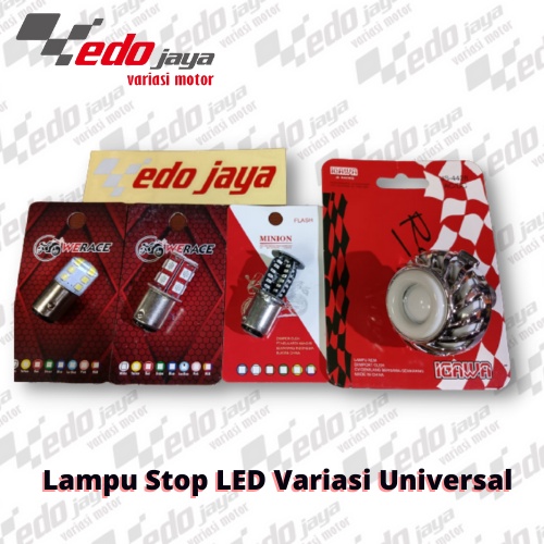 Lampu LED Stop Rem Variasi Putar Kedip / Flash Universal Sepeda Motor Mobil