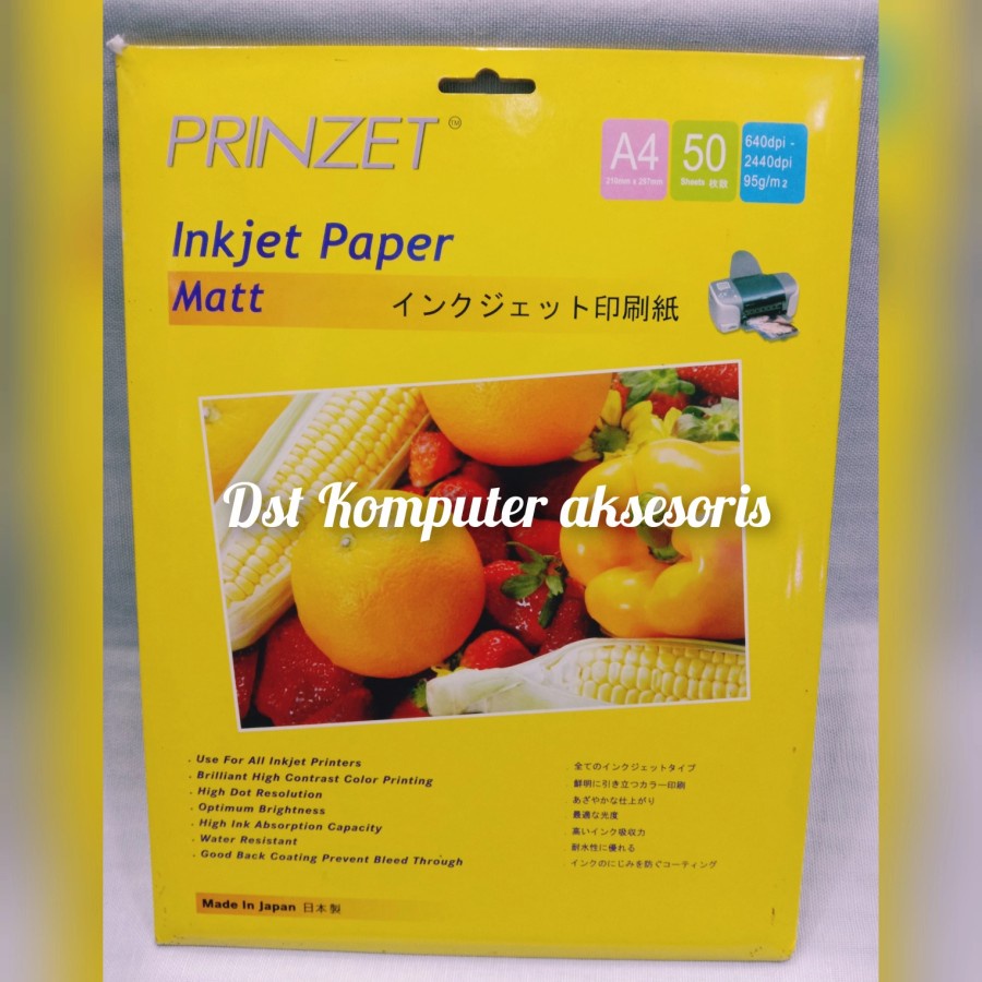 

INKJET PAPER PRINZET A4 Matt