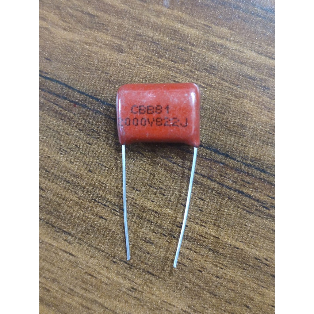 CAPASITOR MILAR 822 J 2000V KAPASITOR MYLAR 822J 2KV 2000 V