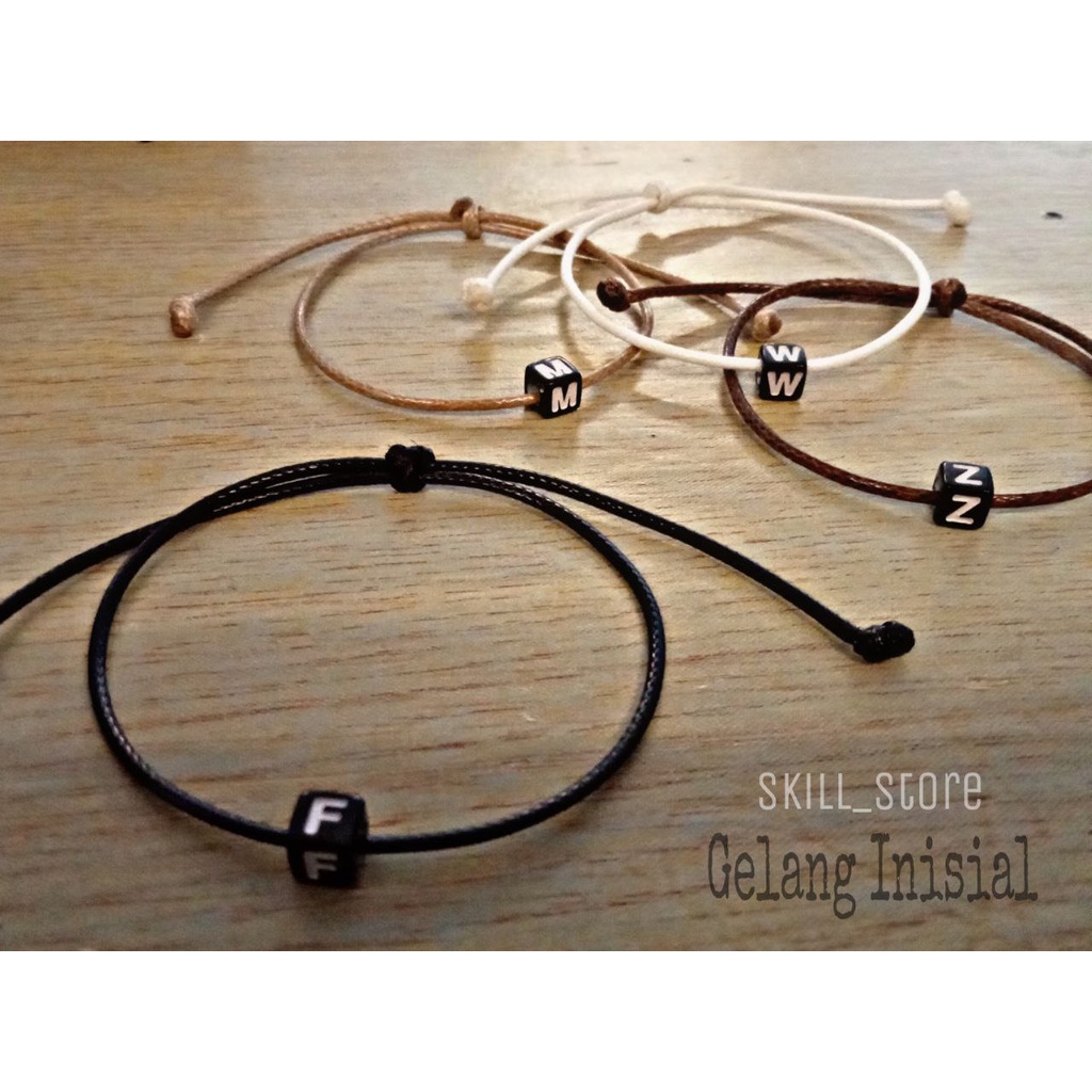 GELANG INISIAL (A - L) KOREA /GELANG SIMPLE