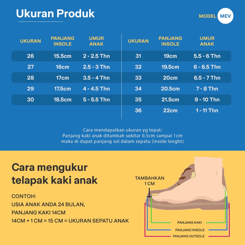 LAPAGO - Sepatu Sneaker Anak Laki Laki Perempuan Casual Pengikat Otomatis Import Size 3 - 12 Tahun Type MEV