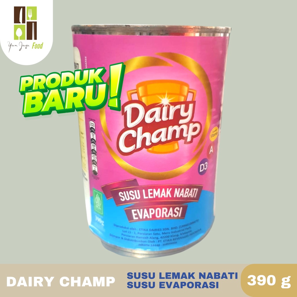 Dairy Champ Susu Evaporasi/ Susu Lemak Nabati 390g