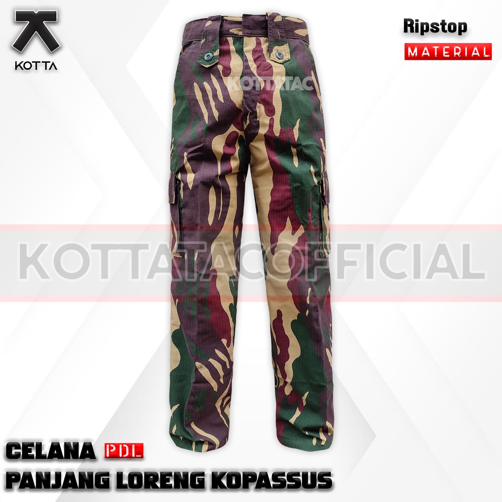 CELANA PDL CARGO PANJANG LORENG TNI KOPASSUS KOPASUS ARMY