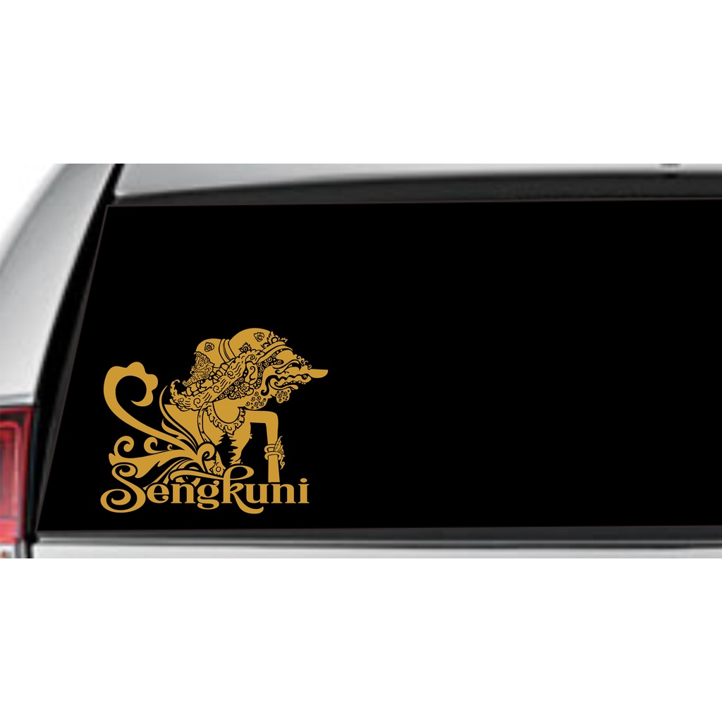 STIKER CUTTING STICKER WAYANG SENGKUNI,STIKER SENGKUNI