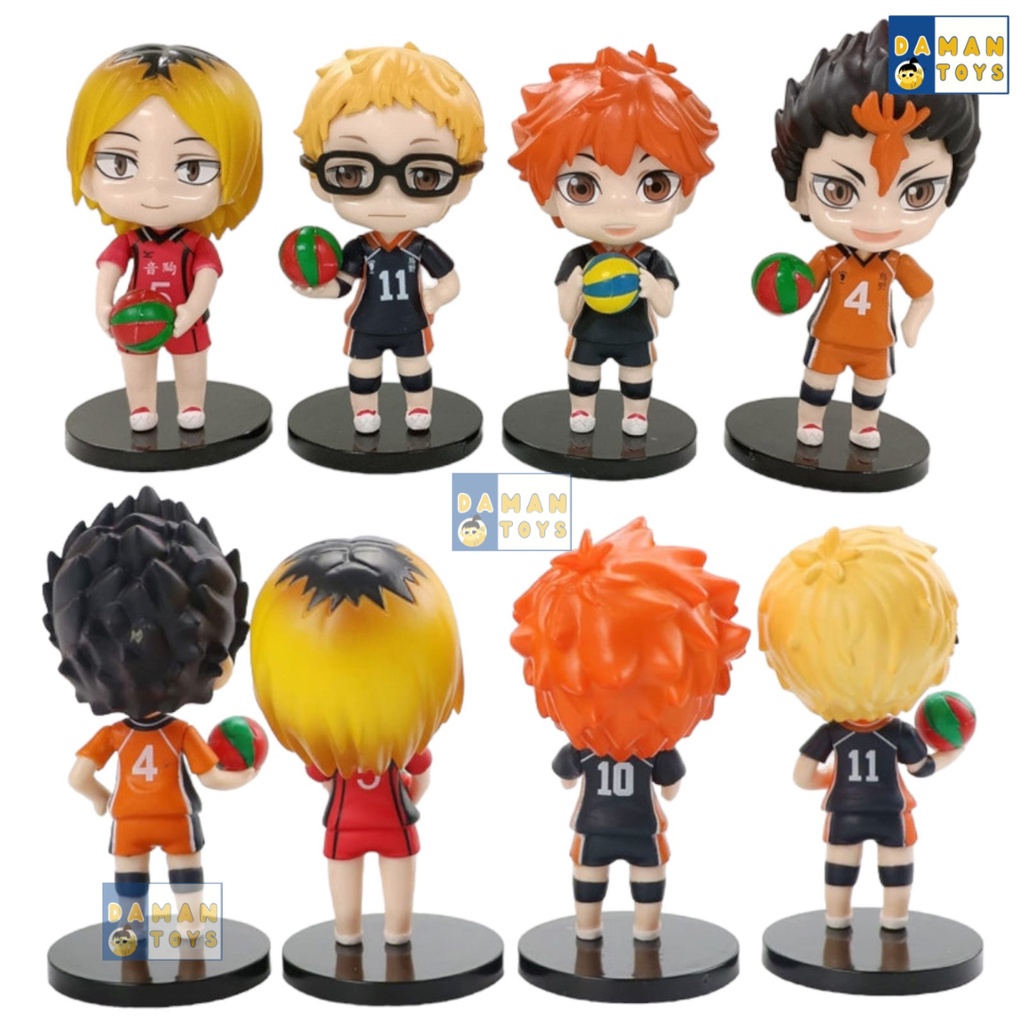 Action Figure Haikyu Volleyball Anime set 8