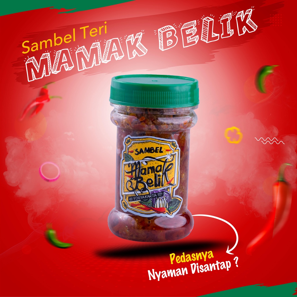 

Sambal Mamak Belik Sambal Teri 125gram I Sambal Siap Saji