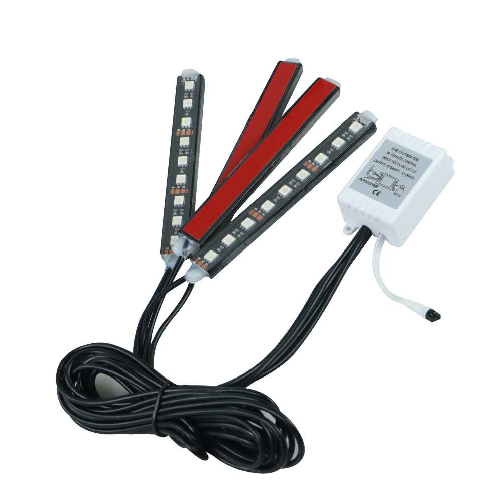 Lampu LED Strip Car Interior Light 5050 RGB dan Remot Kontrol