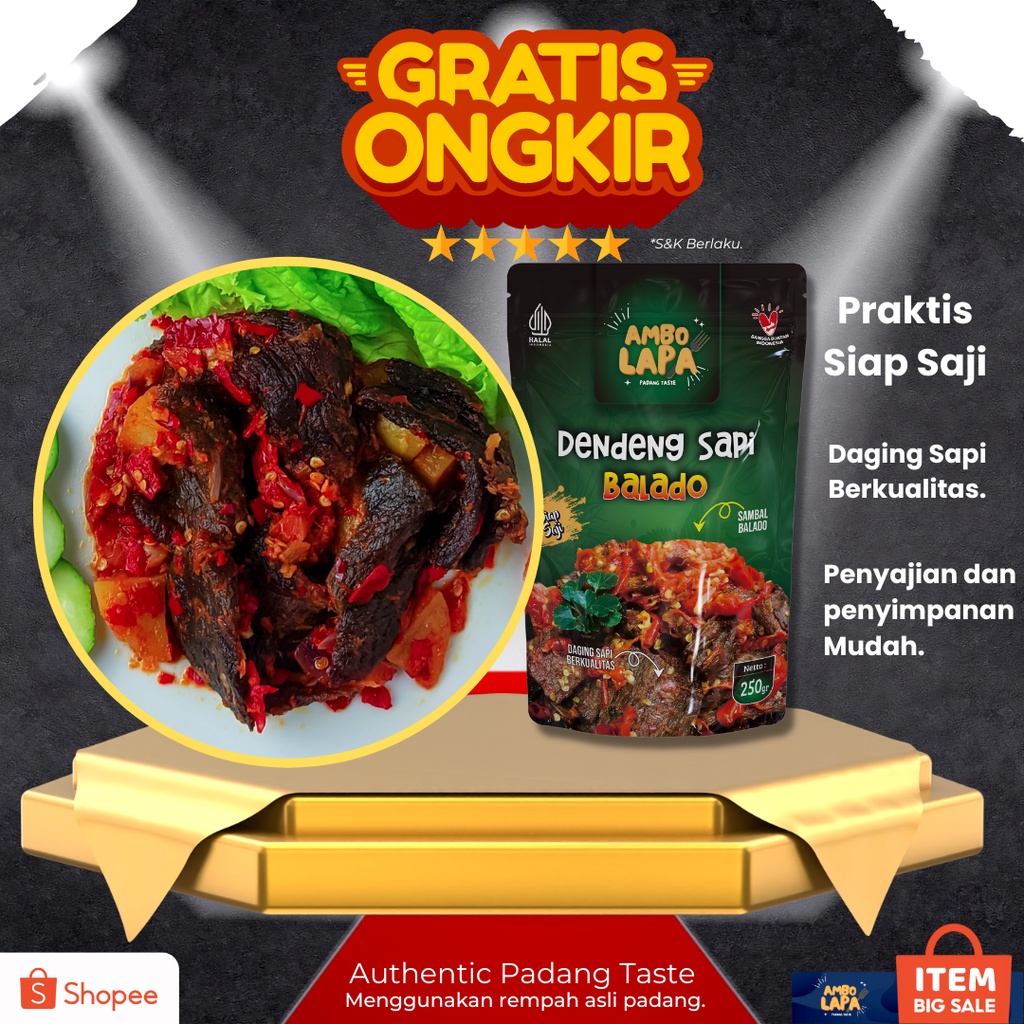 

Ambolapa - Dendeng Sapi Balado 250gr