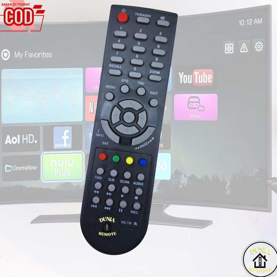 Premium Remot Remote SET TOP BOX DVB T2 TANAKA Nusantara HD 08O