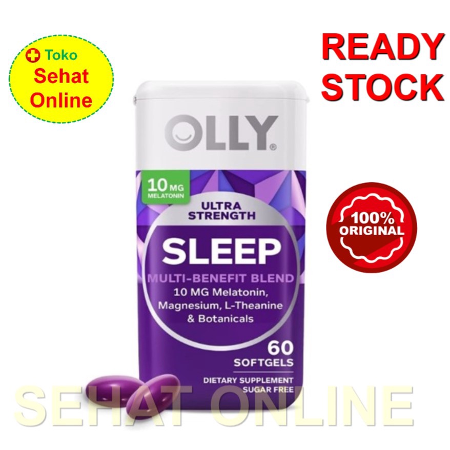Olly Sleep Ultra Strength Melatonin 10 mg 60 Softgels