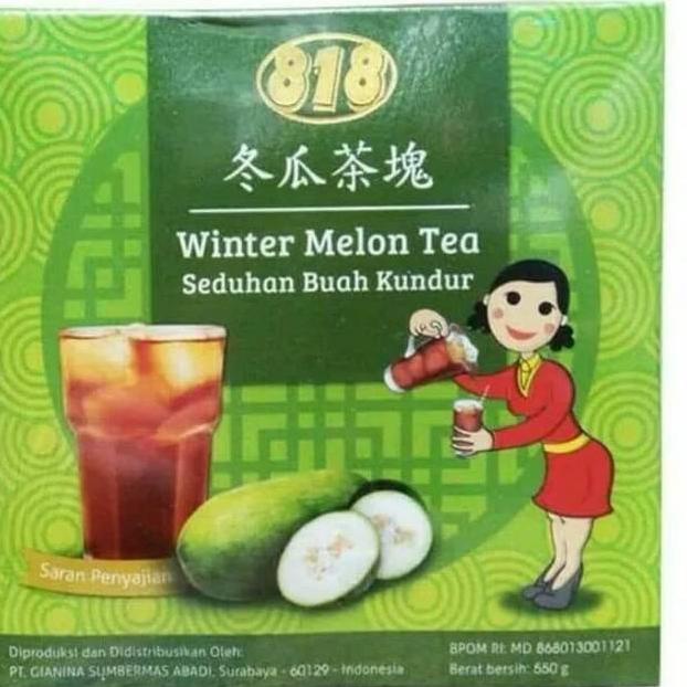 

HOT Winter Melon Tea 818 isi 4 kotak - minuman dari buah kundur untuk panas dalam