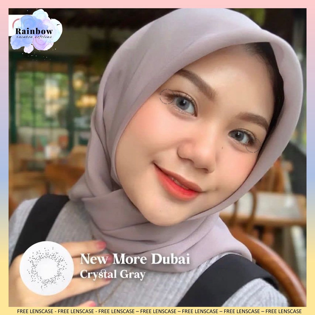 [COD] SOFTLENS NEW MORE DUBAI CRYSTAL GREY NORMAL &amp; MINUS (-0.50 SD -6.00) DIAMETER 14.5MM
