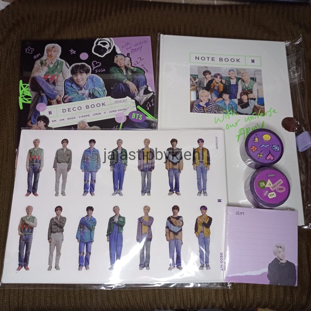 SHARING DECO KIT BTS TAEHYUNG JUNGKOOK NAMJOON
