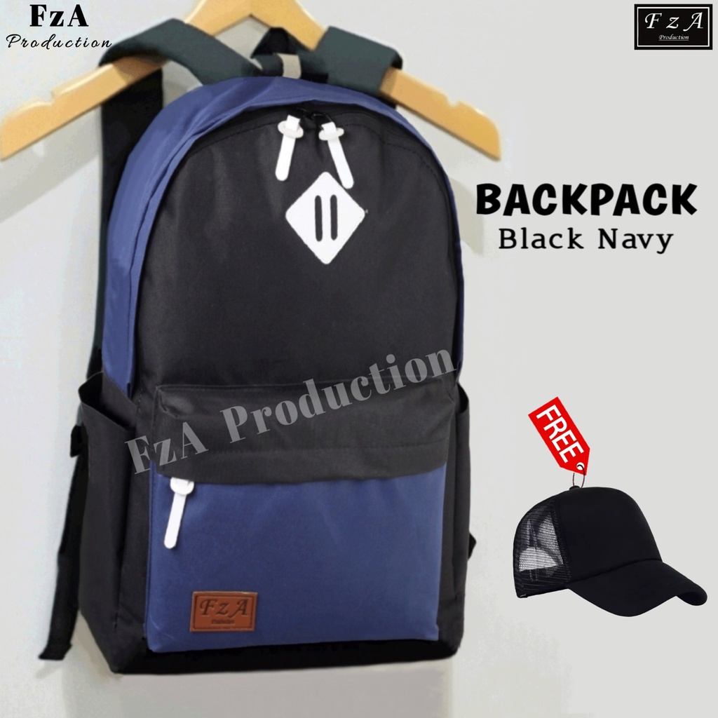 FzA Official - Tas Ransel Distro Casual Pria Wanita / Tas Ransel Laptop Backpack Sekolah Kuliah Distro Original Tas Punggung Laptop - BNYTP