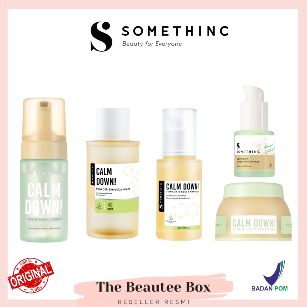 SOMETHINC Calm Down PHA 3% Everyday Toner // Skinpair R-Cover Ampoule // Bubble Cleanser // Barrier 
