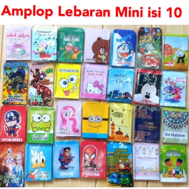 

ANGPAO LEBARAN AMPLOP LEBARAN KECIL 1 PAK ISI 10 PCS MURAH
