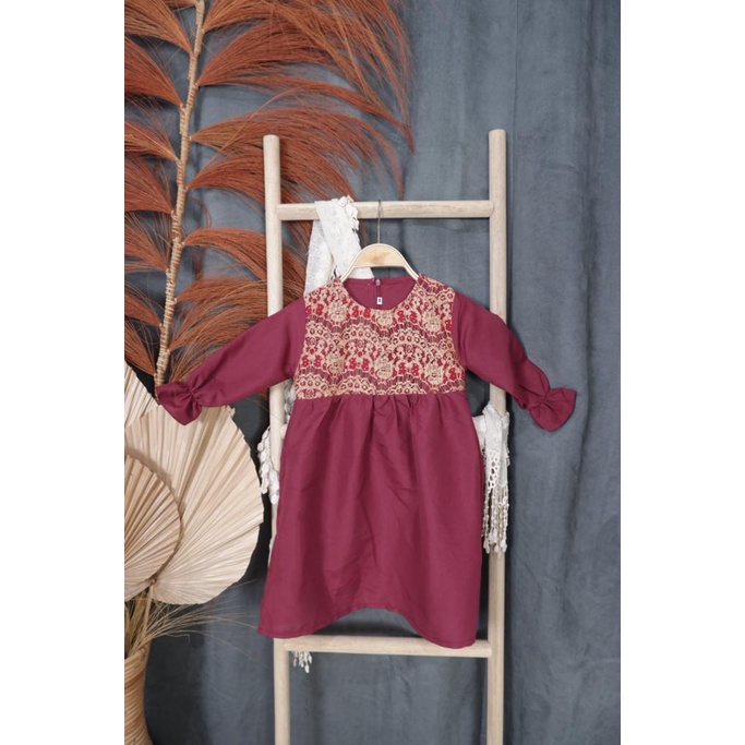 Kumagi- Promo Combo Baju Gamis Anak Perempuan Lengan Panjang usia 3 tahun - 10 tahun