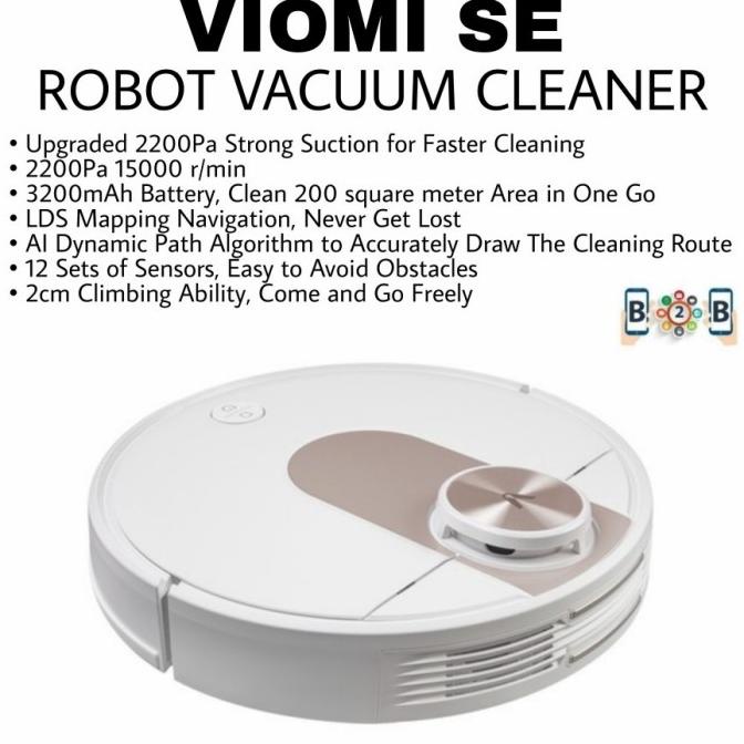 Viomi SE / Viomi V2 Pro Robot Vacuum Cleaner and Mop - Robot vacum Pel
