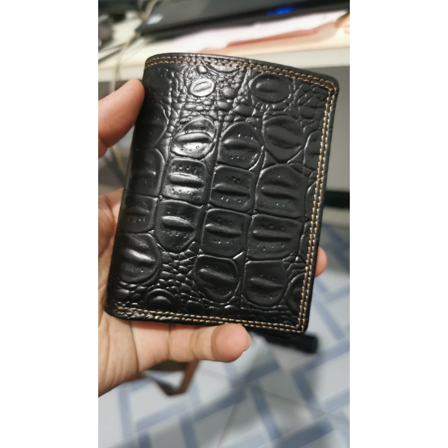 Cedro leather Dompet kulit Full Kulit asli premium Green Organik