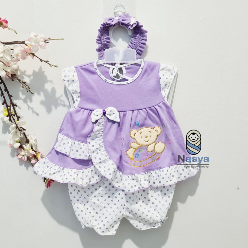 [P-031] Dress Bayi (0-6 bulan) / Setelan Bayi Perempuan