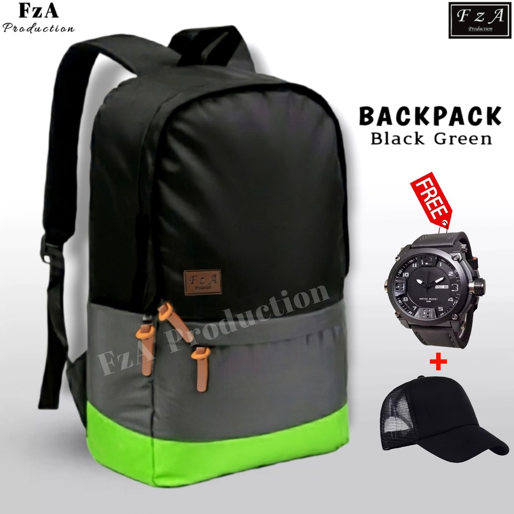 FzA Official - Tas Ransel Gendong Laptop Distro Sekolah Kuliah Pria Wanita Backpack Murah Original Tas Punggung Laptop - BGNQT