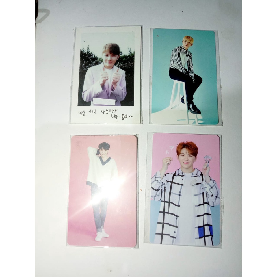 PHOTOCARD WOOZI SEVENTEEN CARGEN 1 2 4 CARATLAND STANDING