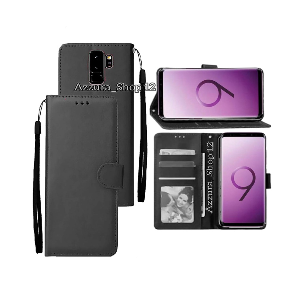 CASE FLIP UNTUK SAMSUNG GALAXI S9 PLUS FLIP WALLET FLIP COVER LEATHER PREMIUM CASING HP