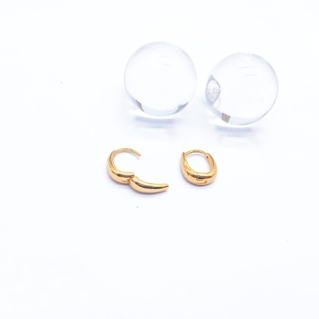 ANTING JEPIT TITANIUM ROSE GOLD ANTING WANITA ANTI KARAT