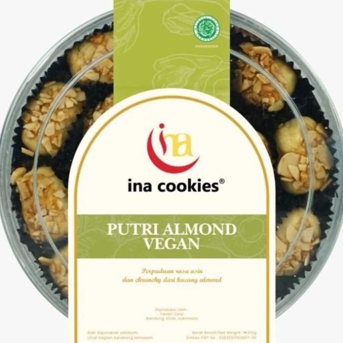 

PUTRI ALMOND VEGAN ina cookies