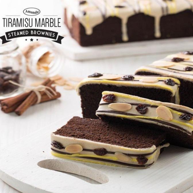 

Amanda Tiramisu Marble oleh oleh bandung brownies bolu