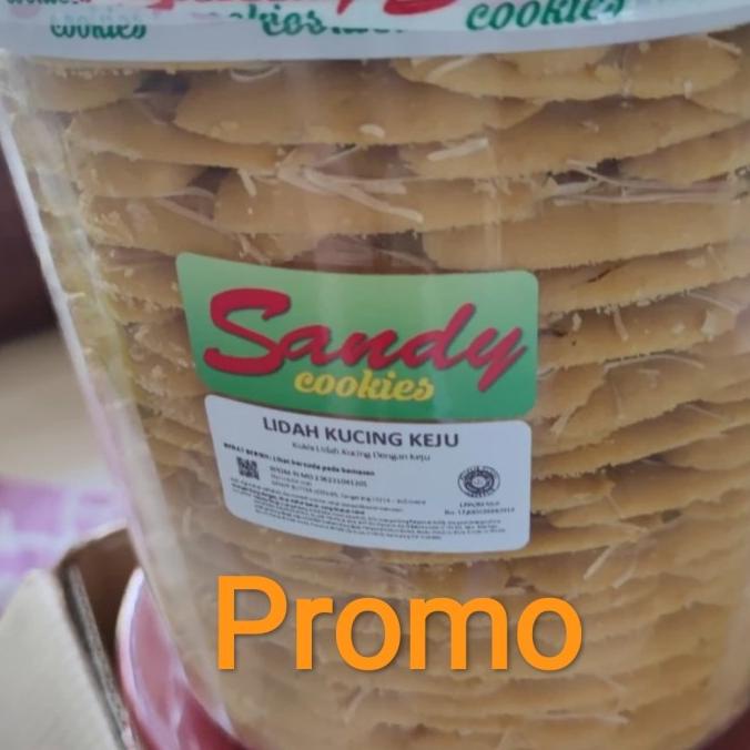 

Lidah Kucing Sandy Hijau toples besar