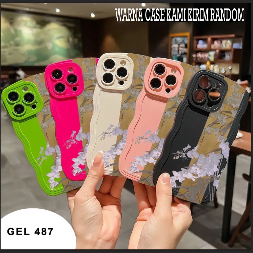 Case Gelombang Desain Vivo Y33a Y33s Y33t Y35 Y50 Y30 Y30i Y75 5g