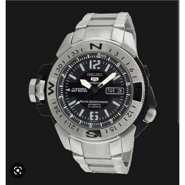 jam seiko 5 automatic sport watch second
