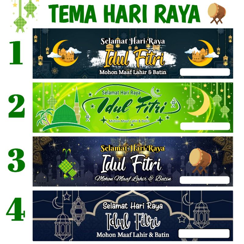 

Label snack hari raya Lebaran