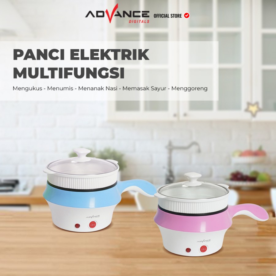 Advance Panci Elektrik Warmer Steamer Cooker Multifungsi C18