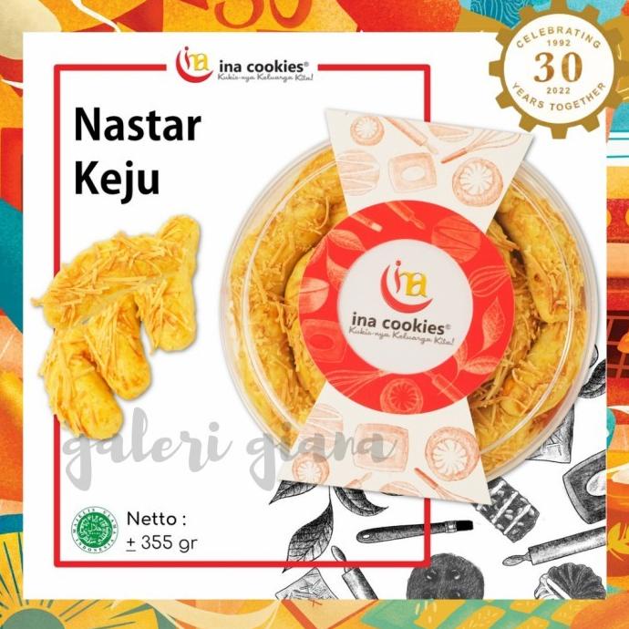 

KUE KERING INA COOKIES NASTAR KEJU REGULER TERLARIS EL09I09A82L